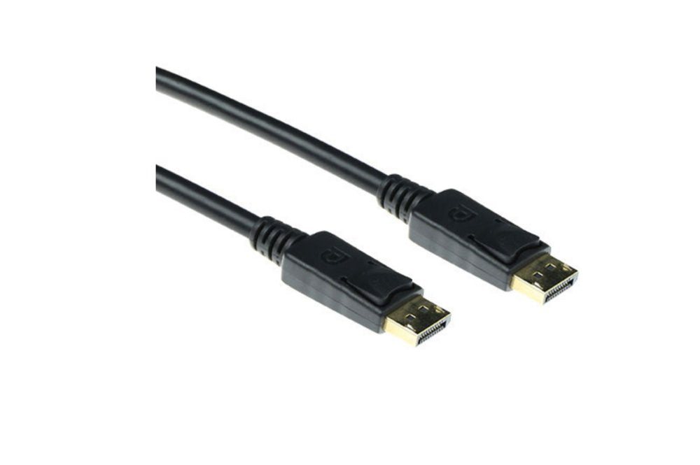 ACT AK3983 | DisplayPort 1.4 Kabel | 2,0m | Zwart | Power Pin 20 Niet Aangesloten - Matmuis - Matmuis